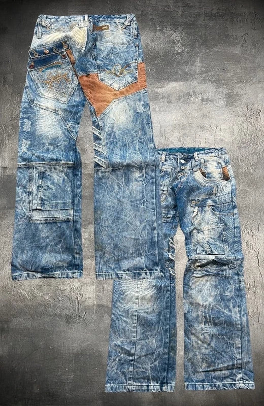 Bar of Denim jeansy japan style archive embroidery vintage