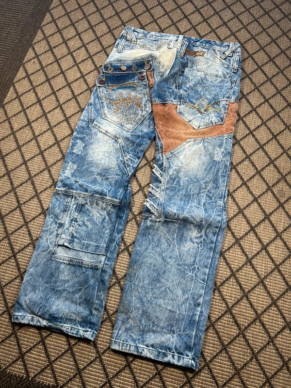 Bar of Denim jeansy japan style archive embroidery vintage