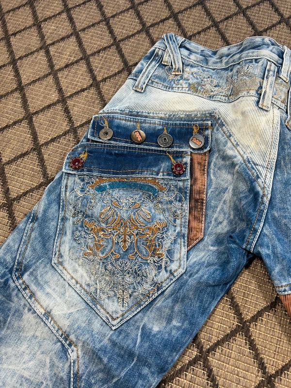 Bar of Denim jeansy japan style archive embroidery vintage