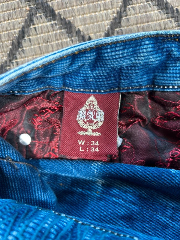 Bar of Denim jeansy japan style archive embroidery vintage
