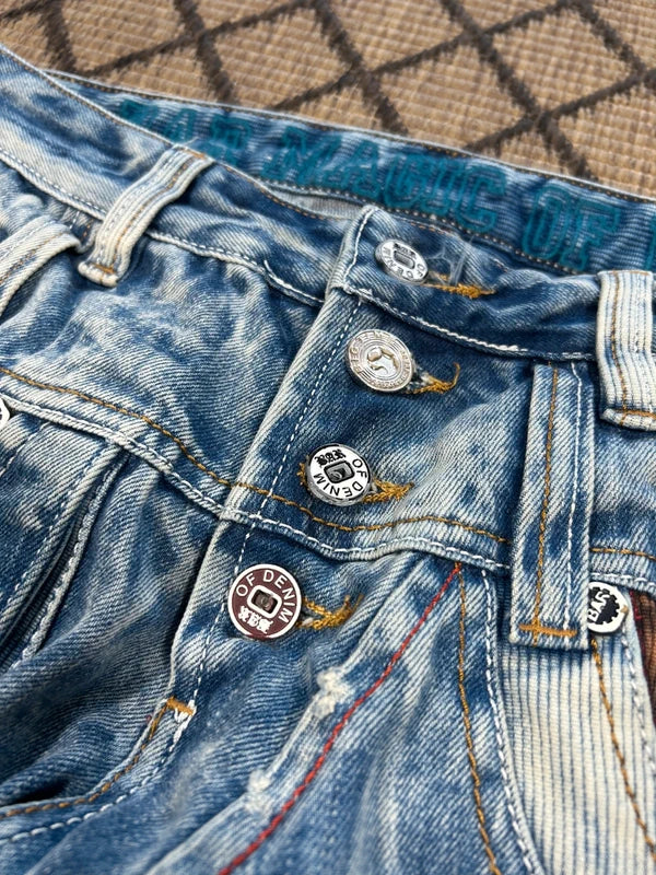 Bar of Denim jeansy japan style archive embroidery vintage