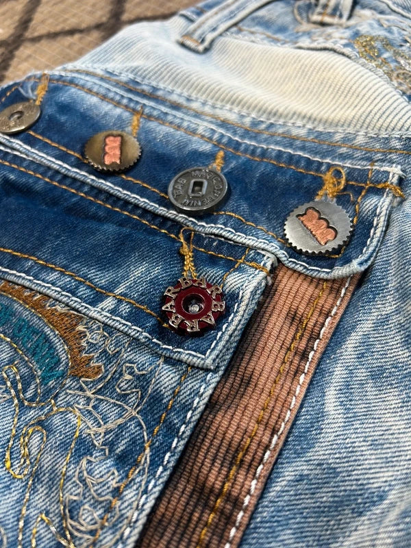 Bar of Denim jeansy japan style archive embroidery vintage