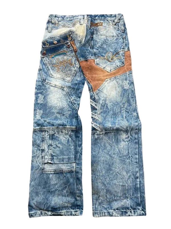 Bar of Denim jeansy japan style archive embroidery vintage