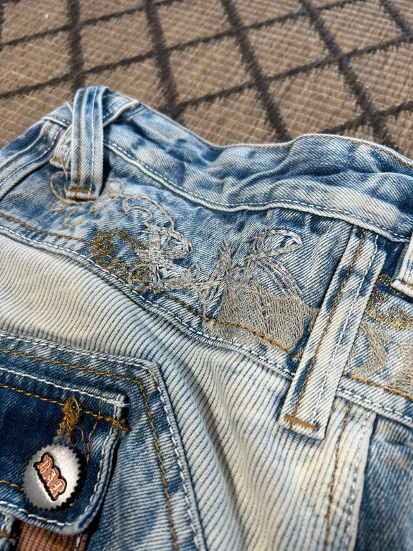 Bar of Denim jeansy japan style archive embroidery vintage