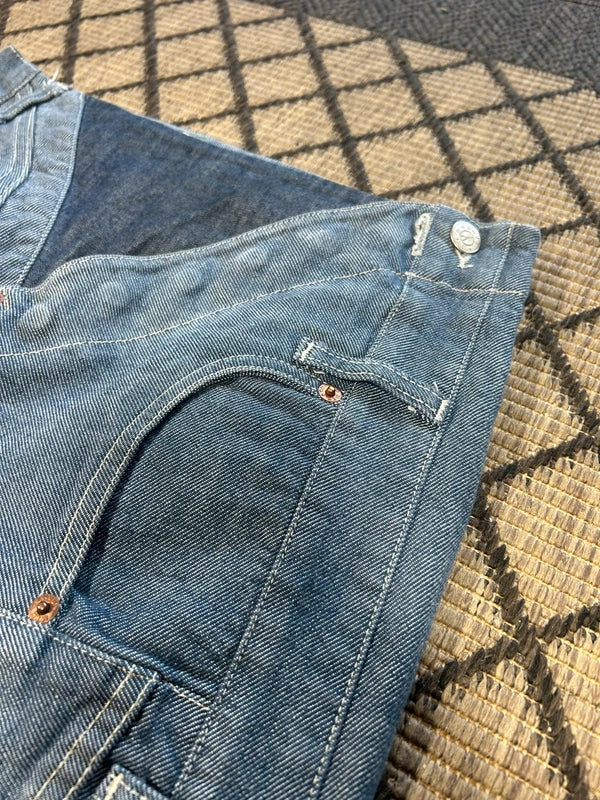 Y2k Michiko Koshino flared jeans unique japan style embroidery archive avant garde