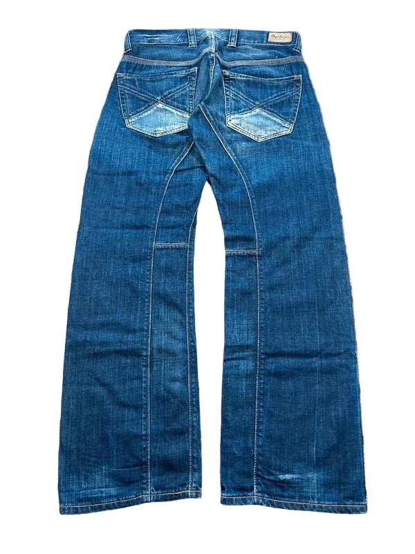 Pepe Jeans London jeansy y2k archive szerokie nogawki vintage