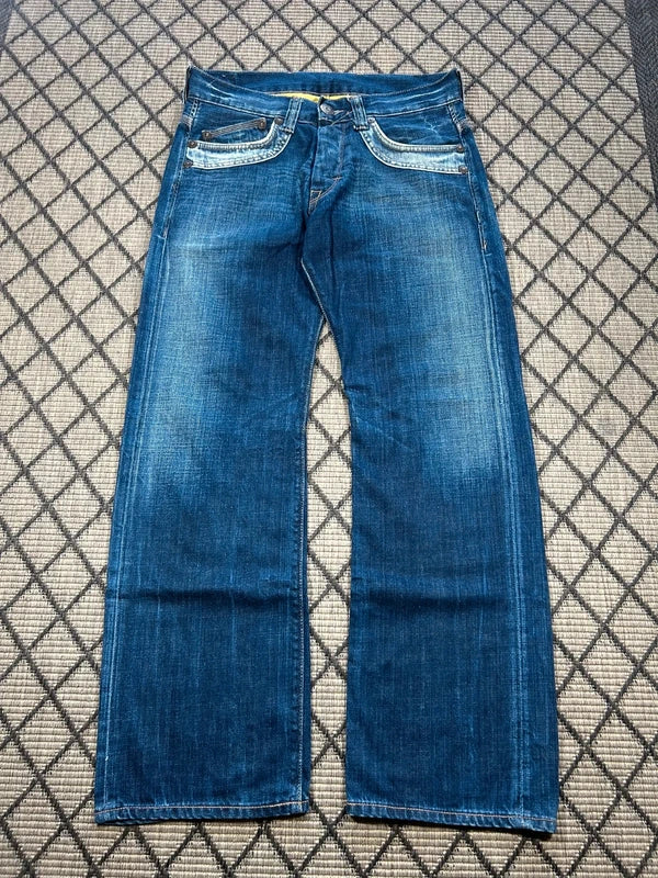 Pepe Jeans London jeansy y2k archive szerokie nogawki vintage