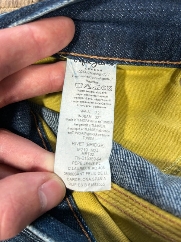 Pepe Jeans London jeansy y2k archive szerokie nogawki vintage