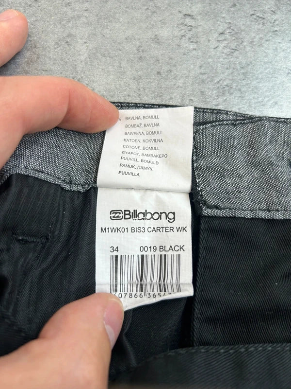 Billabong czarne szorty męskie spodenki chino casual