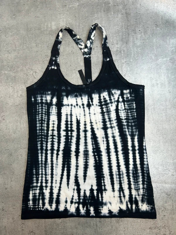 Y2k tank top black with flash white dots woman unique 10 days amsterdam