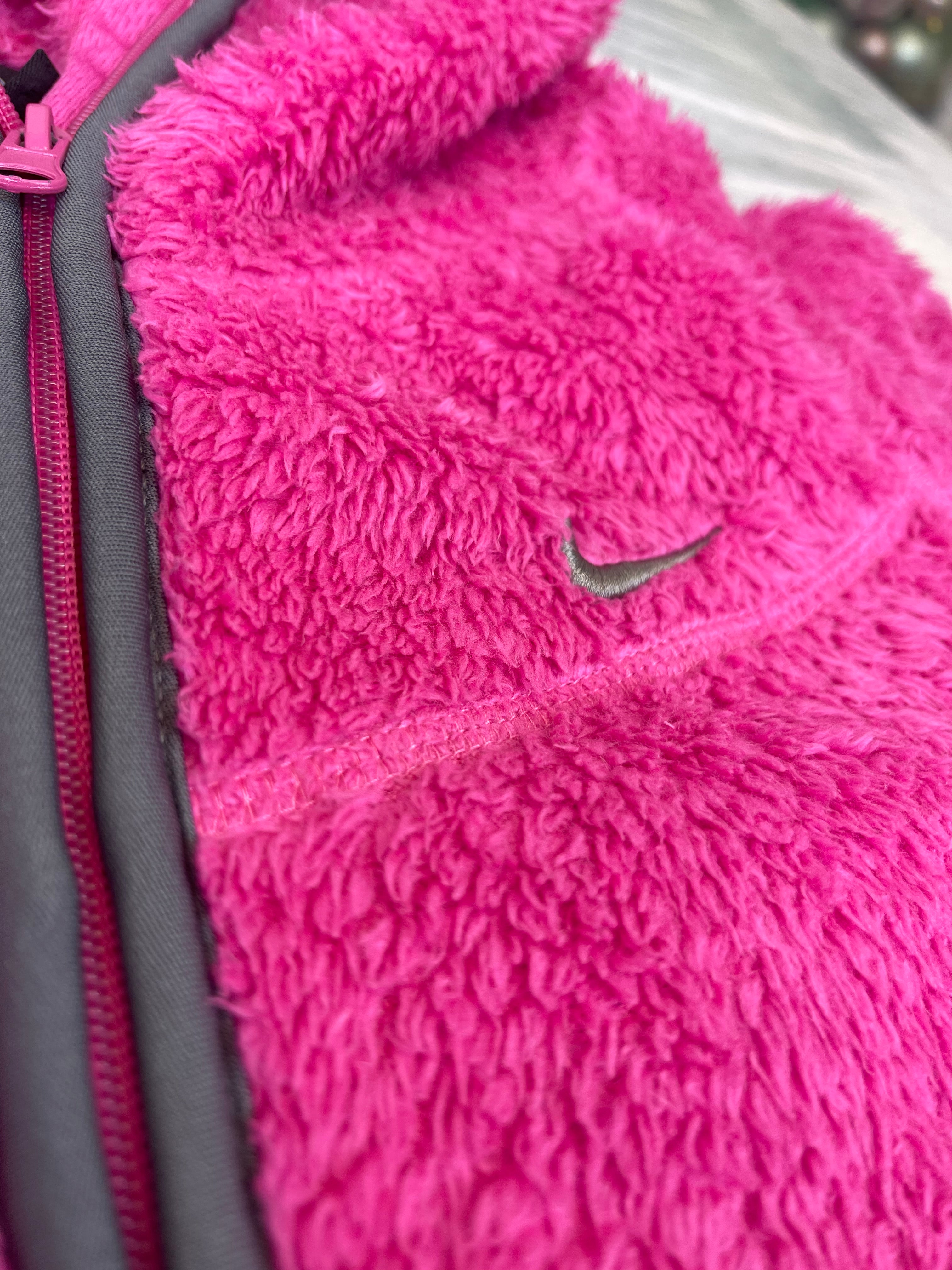 Nike ACG Bluza Sherpa Damska rozpinana z kapturem polar zimowa y2k sexy