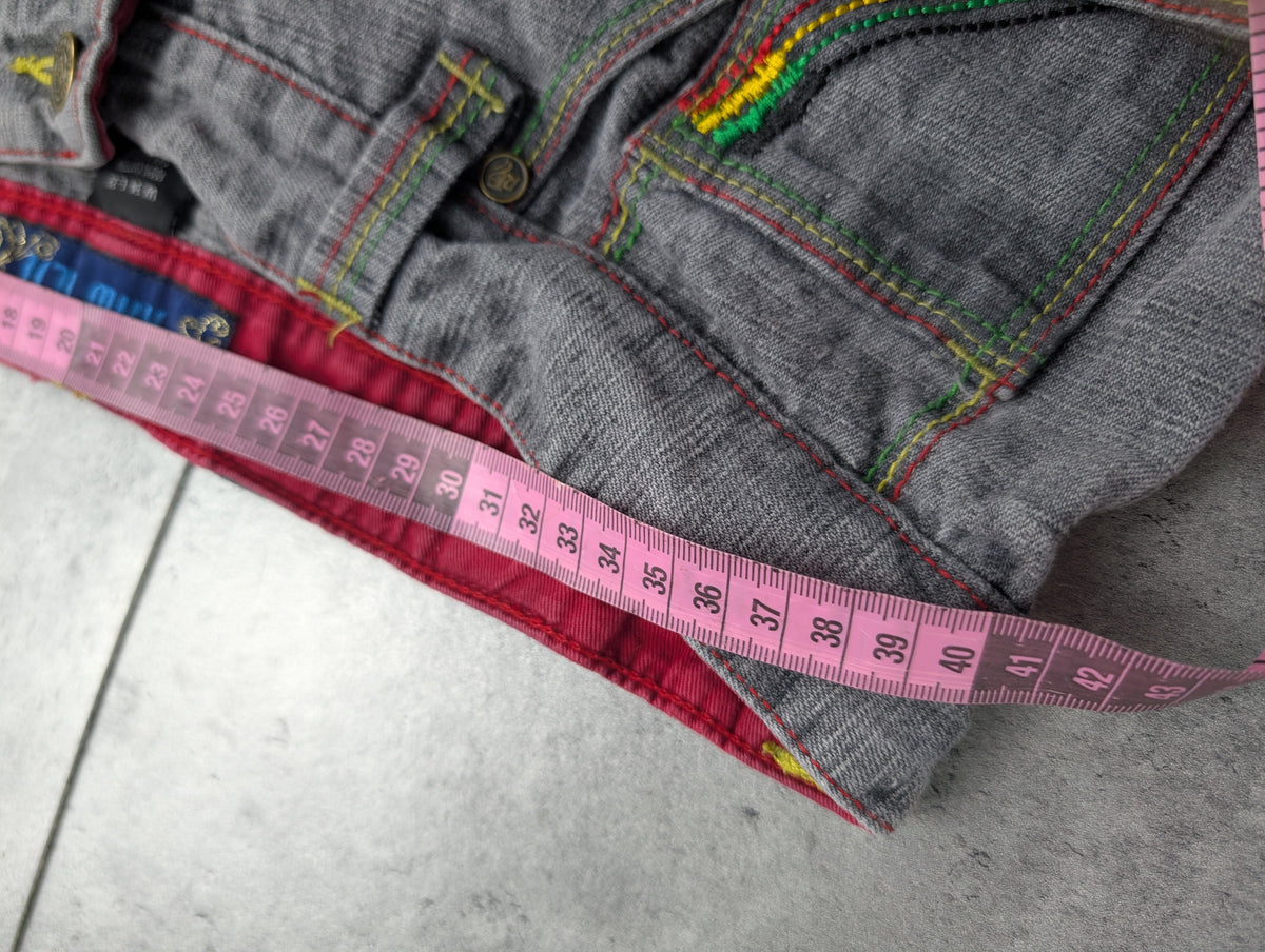 Raw Blue Vintage Baggy Reggea Spodnie Jeansowe Jeans