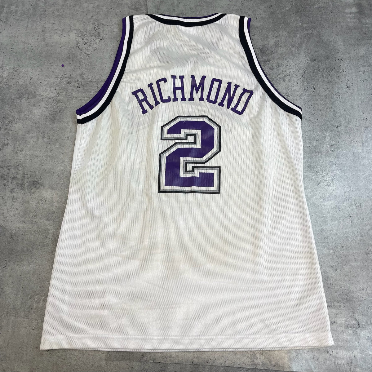 Champion Sacramento Kings Mitch Richmond Jersey sz 44 L NBA Vintage 90s