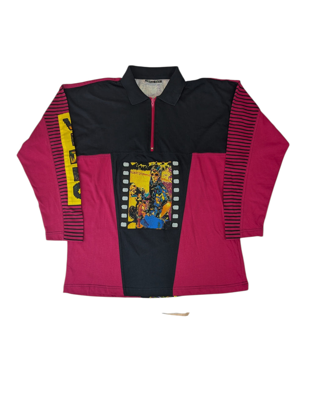 RARE Adidas TakeOff 90s Vintage Pullover Bluza bez kaptura z grafiką video games outdoors