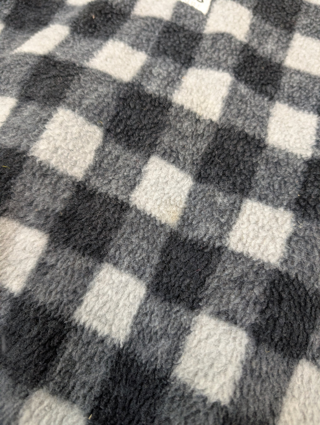 Crazy Adidas Adventure Quarter Zip Polartrec Fleece Vintage bluza w kratkę 90s Polar