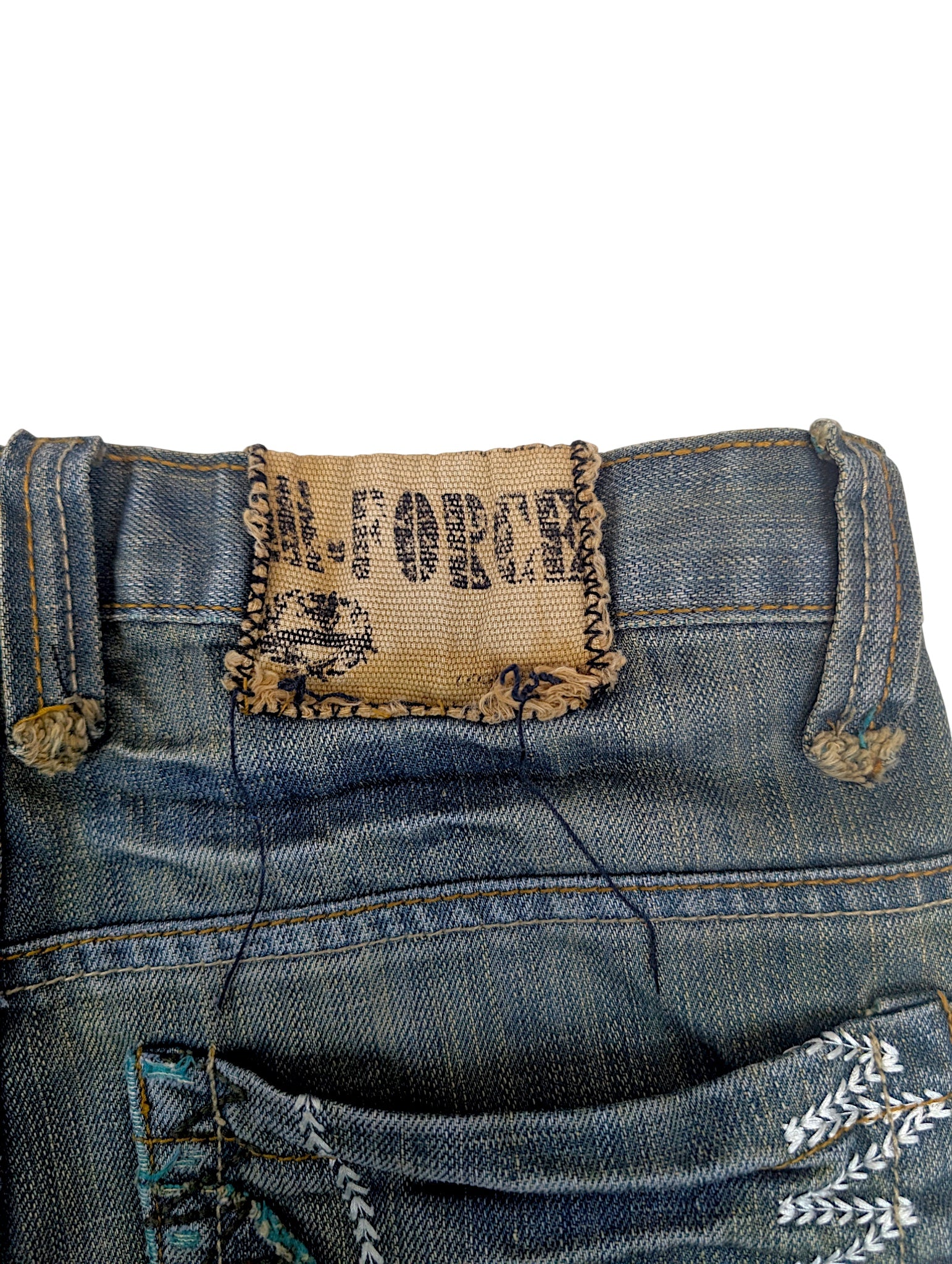 Vintage spodnie 90s billabong faded Y2K straight leg czaszki retro z przetarciami