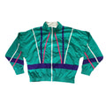 Vintage Tracksuit 1990s Windbreaker kurtka ortalionowa retro szelest PRL Pewex rave wear