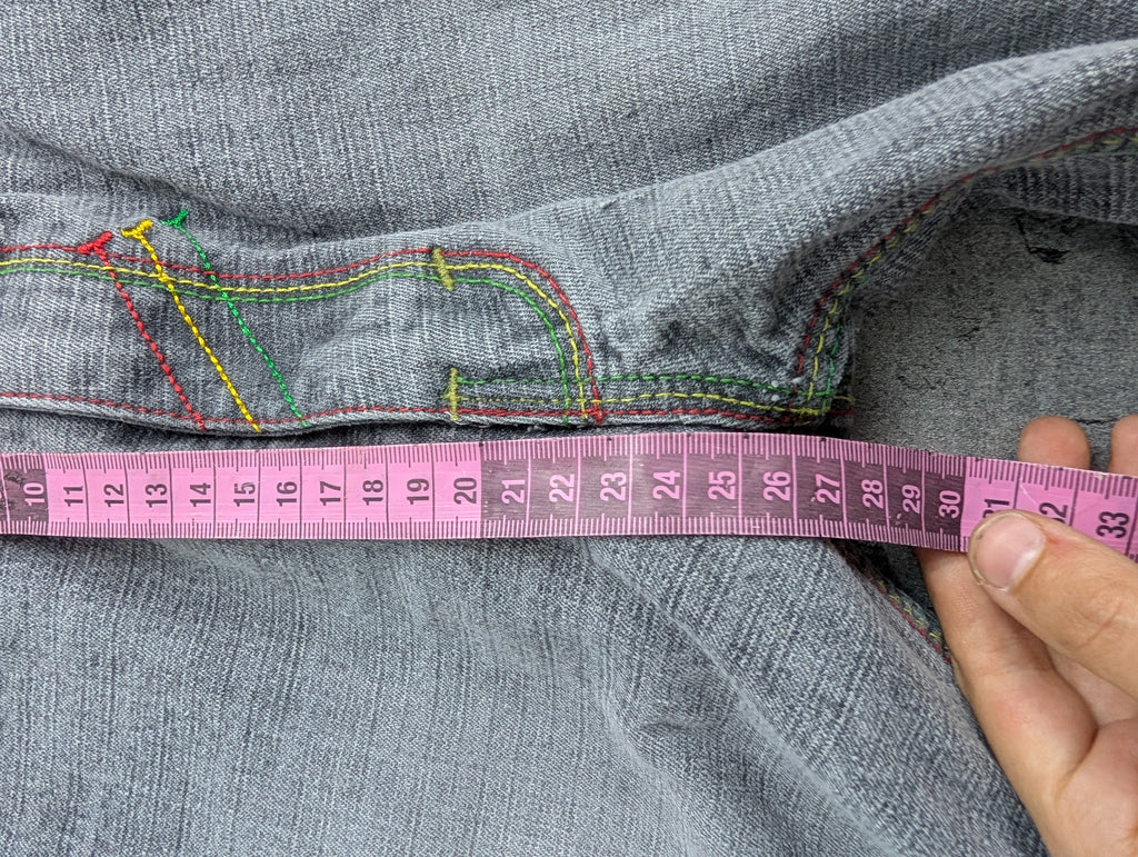 Raw Blue Vintage Baggy Reggea Spodnie Jeansowe Jeans