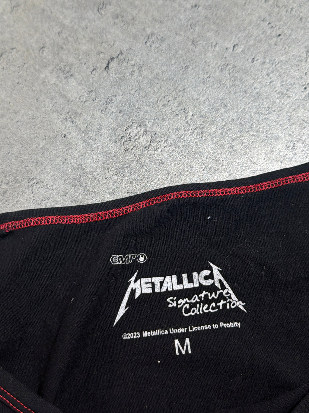 2000s Metalica emp rock t-shirt y2k
