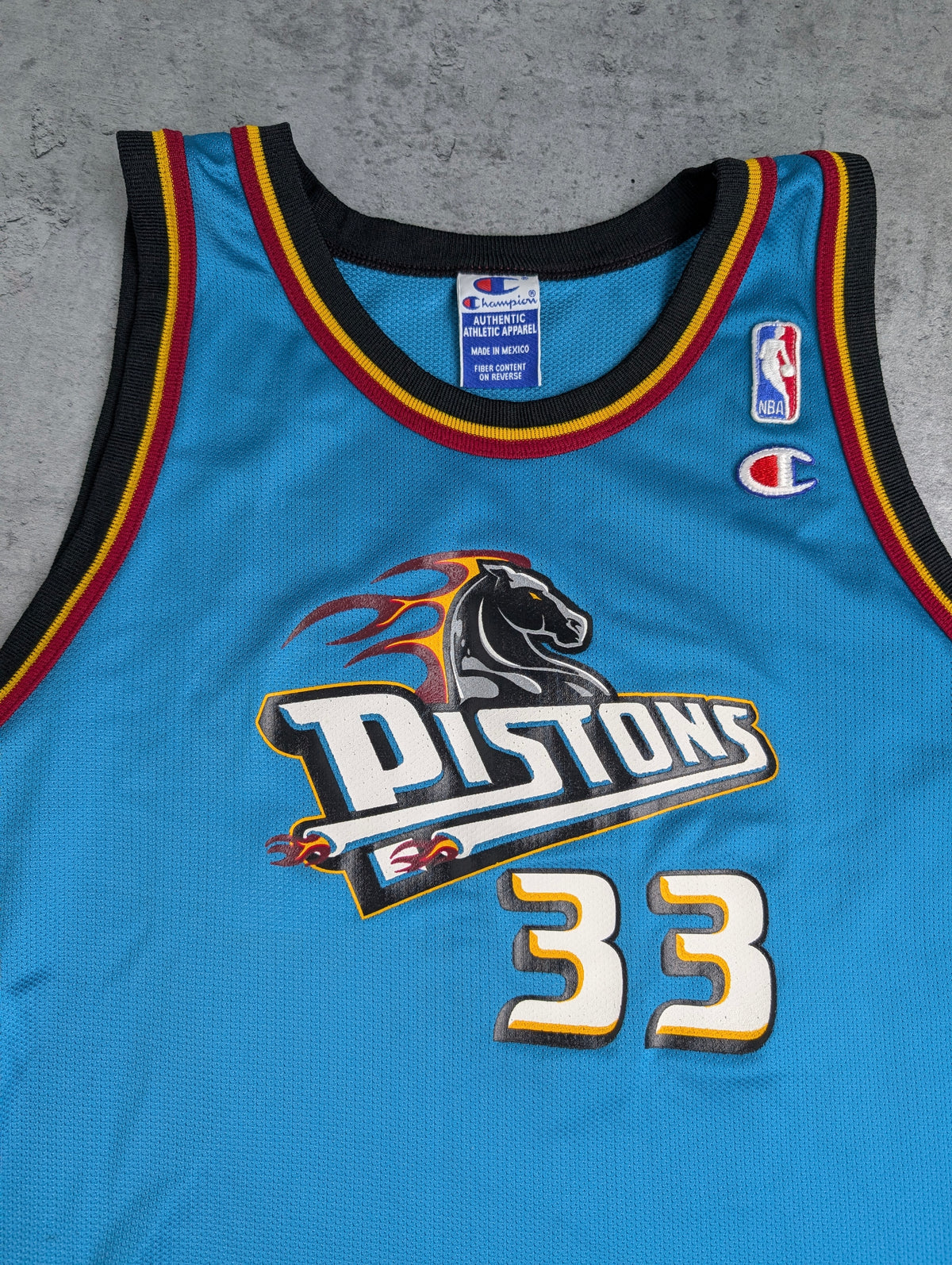 Grant Hill Detroit Pistons 1996 Vintage NBA Champion Jersey