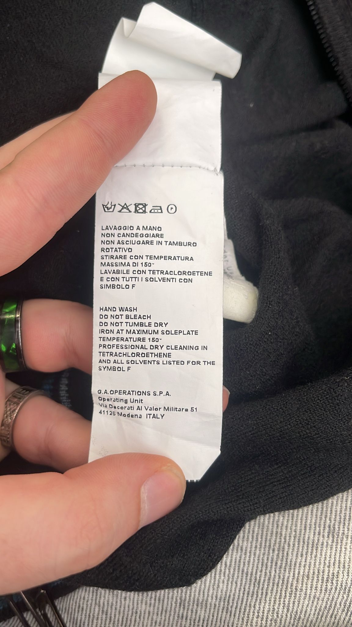 Emporio Armani Virgin Wool Old Money Preppy Rozpinany Wełniany Sweter Luksusowy