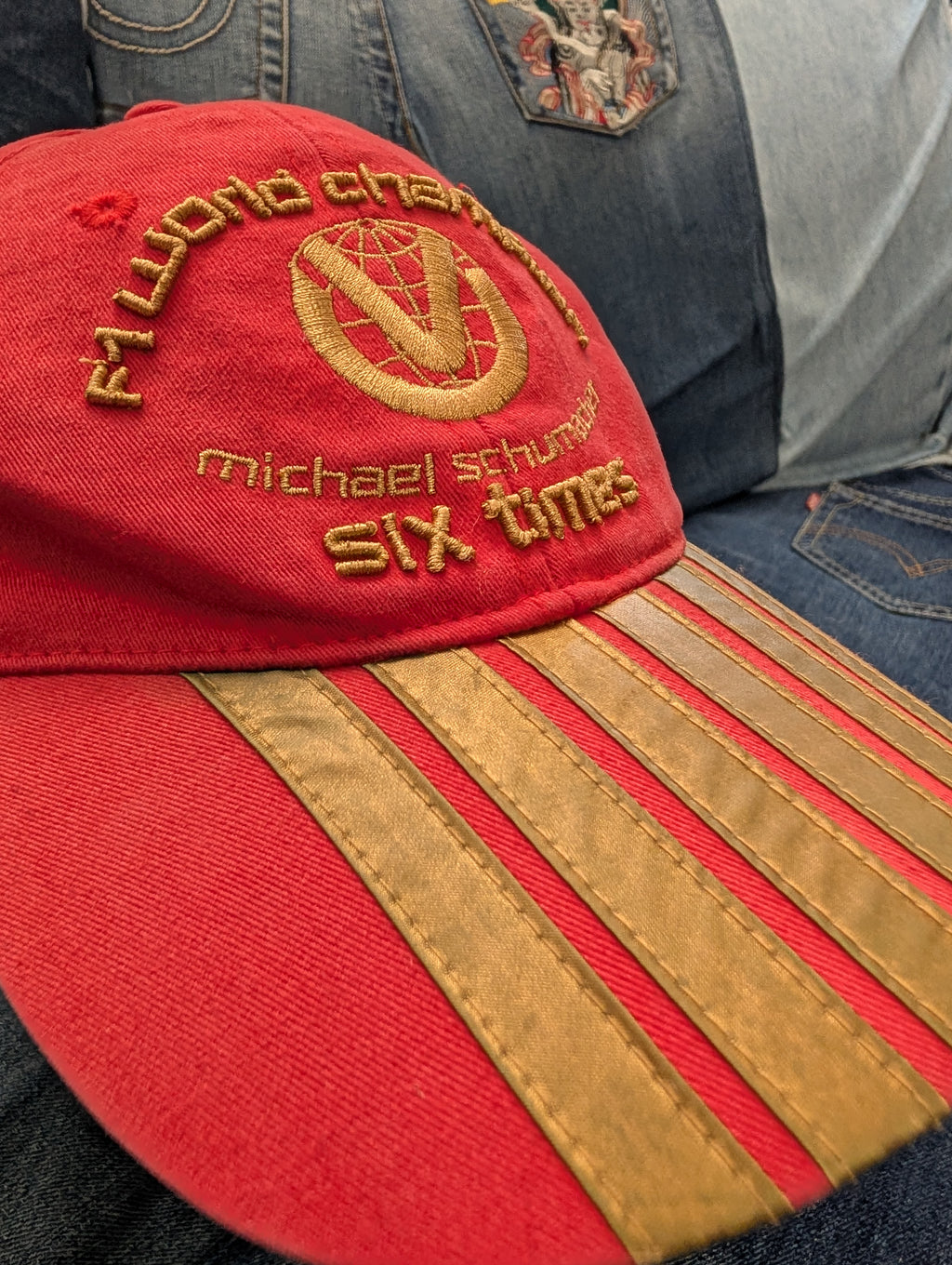 6x Champ Ferrari F1 World Champion Michael Schumacher Racing Cap Czapka z daszkiem racing vintage