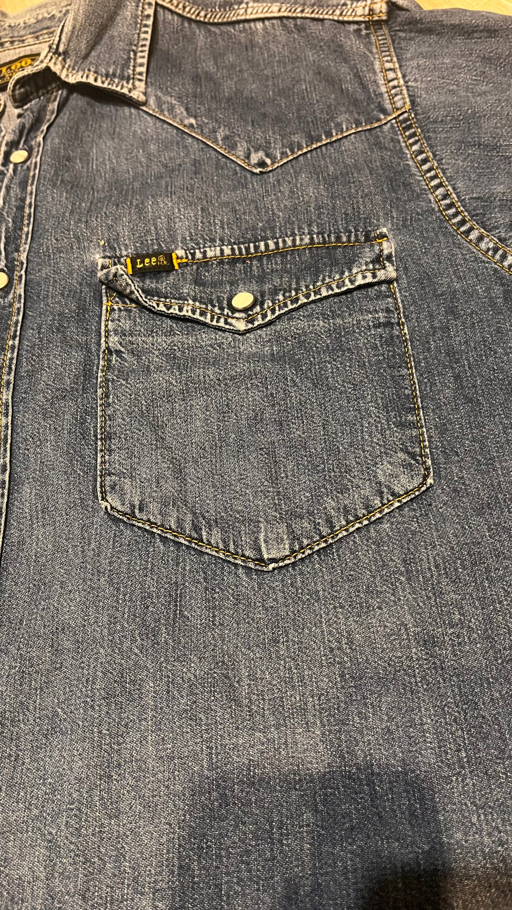 Early 1970s Lee shirt jeansowa koszula Union Made Sanforized True Vintage