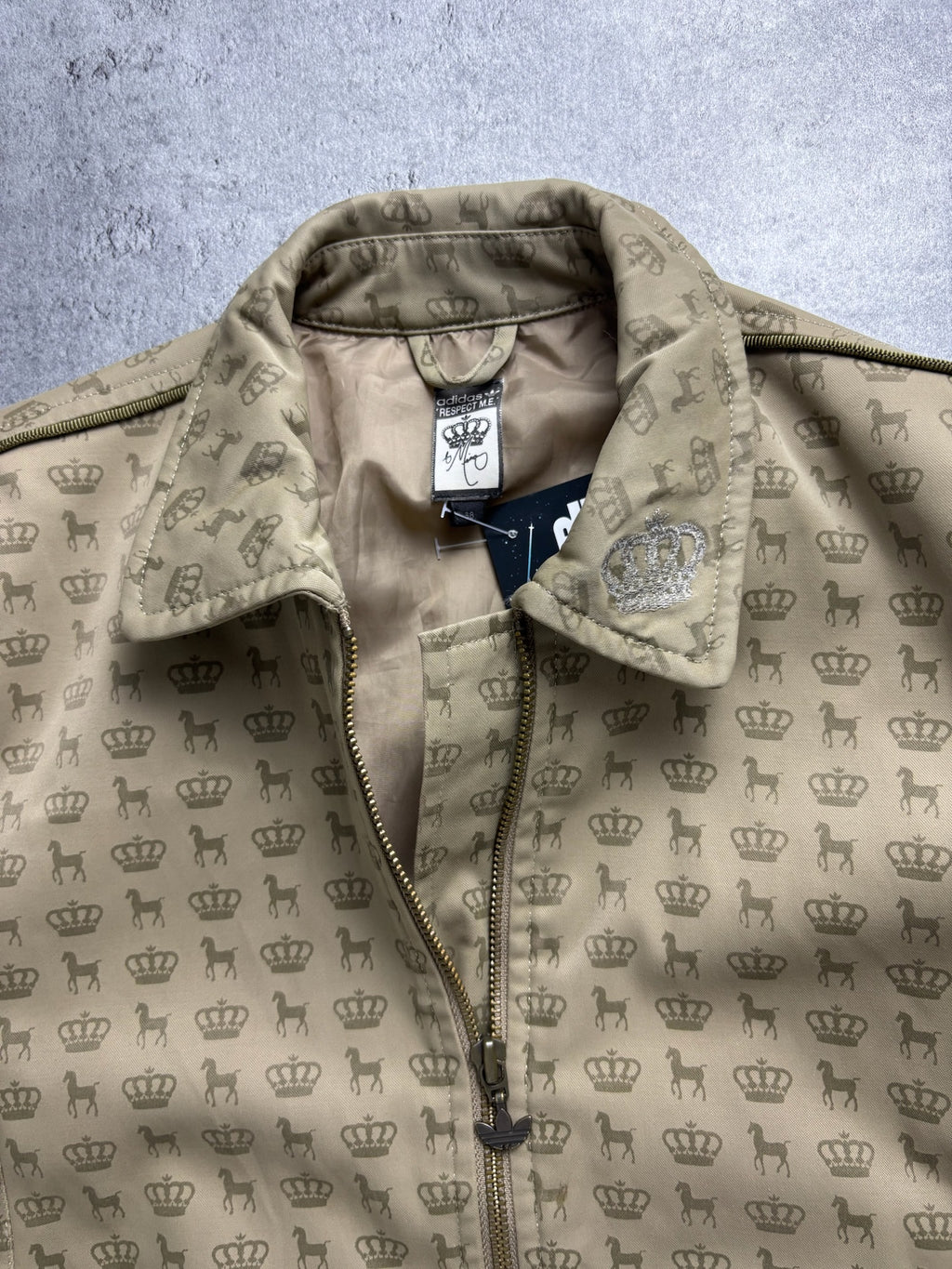 Adidas Monogram Respect Me Missy Eliot Bomber Jacket