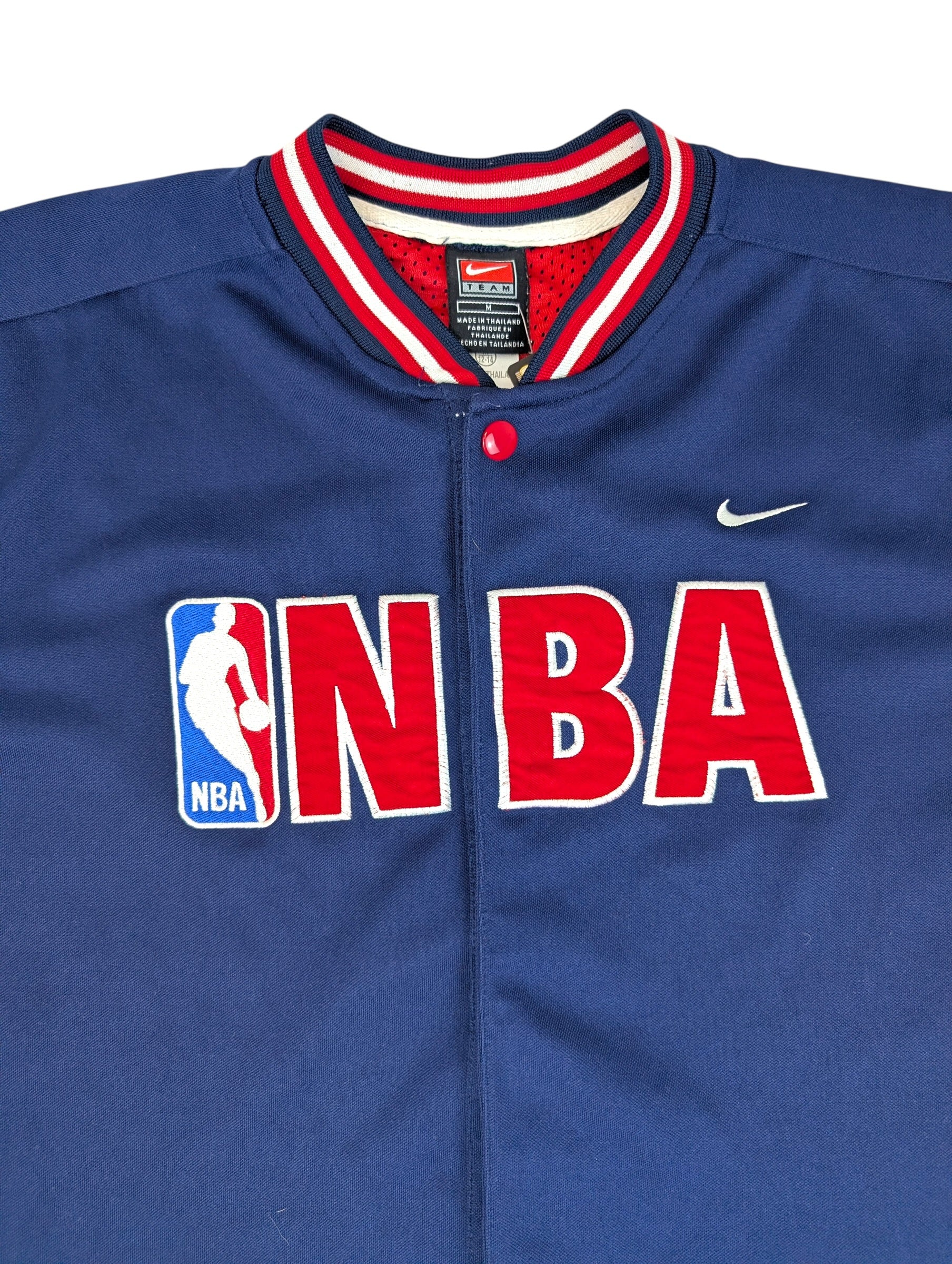 NBA koszula baseballowa oversized warm up shirt koszykarska koszulka 2000s vintage Nike