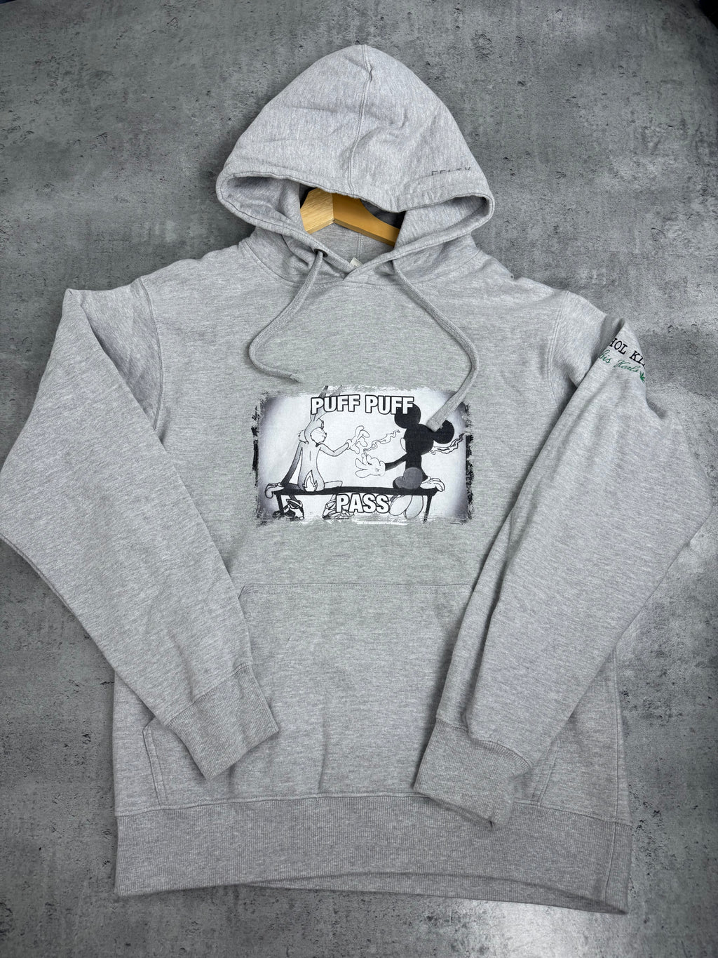 Bluza 420 Ganja Hip Hop Marihuana Śmieszna Humor Rap z kapturem skater