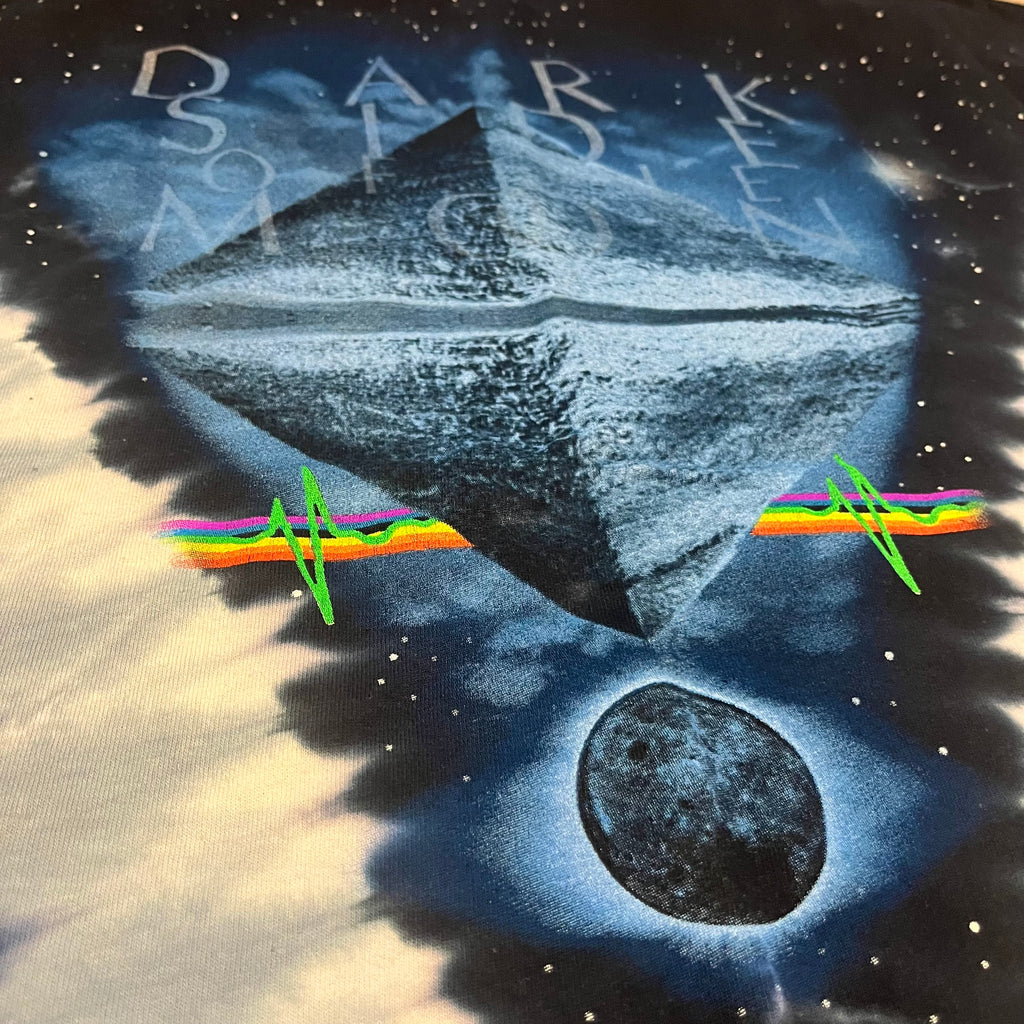 Liquid Blue Pink Floyd Dark Side Of The Moon Early 2000s t-shirt Tie Dye Psychedelic Koszulka