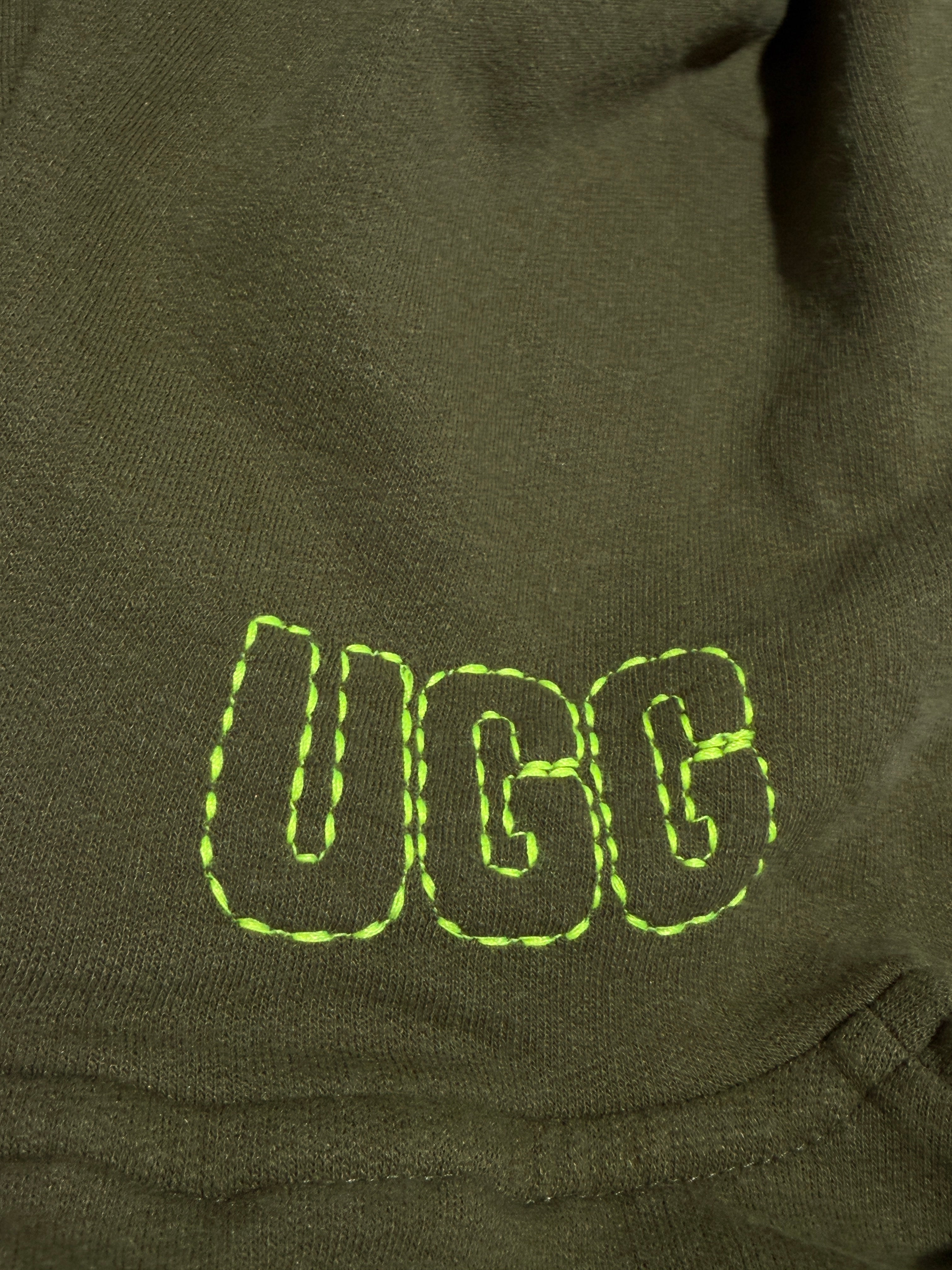 UGG oversize zip hoodie bluza z kapturem rozpinana