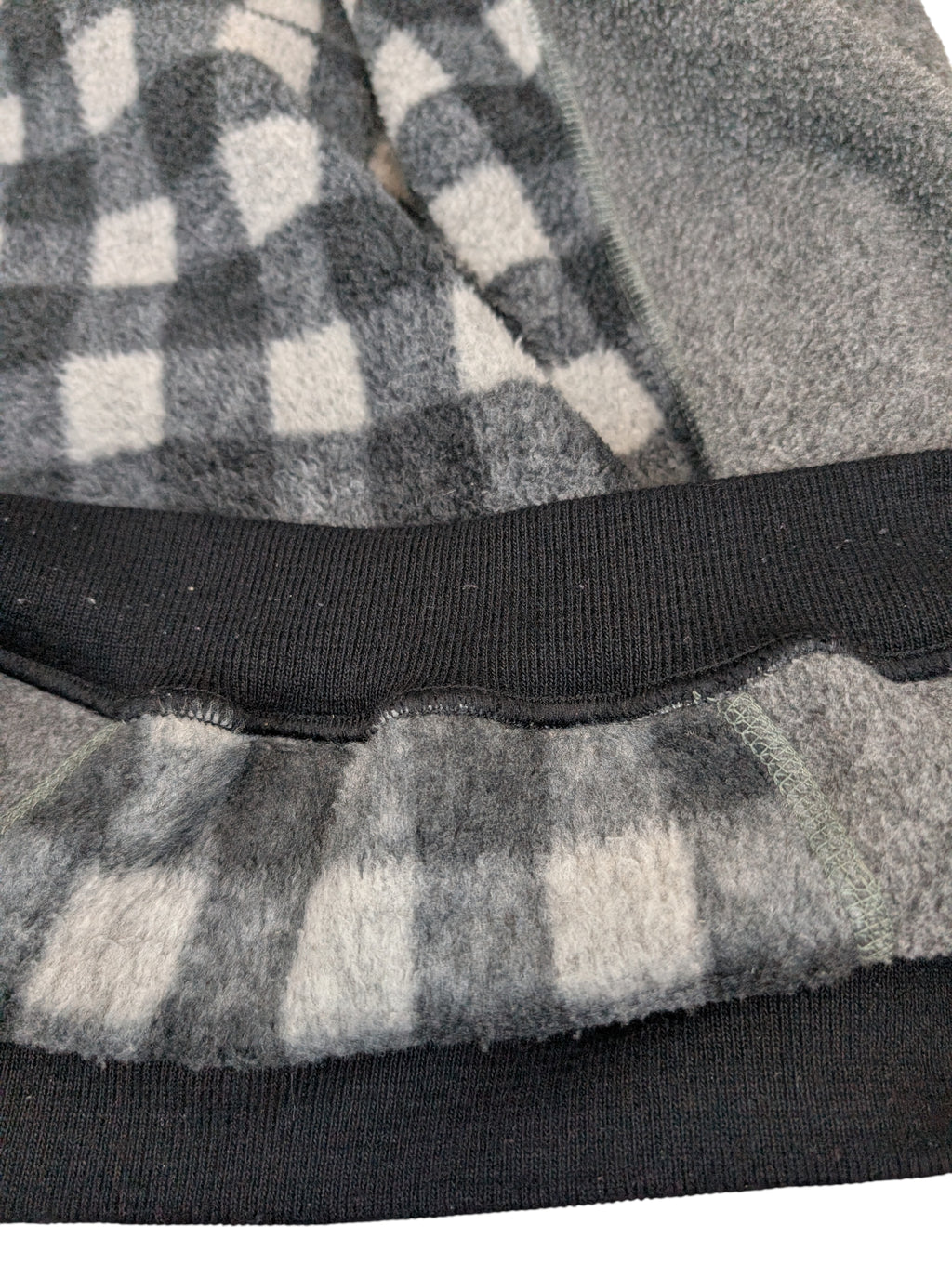 Crazy Adidas Adventure Quarter Zip Polartrec Fleece Vintage bluza w kratkę 90s Polar