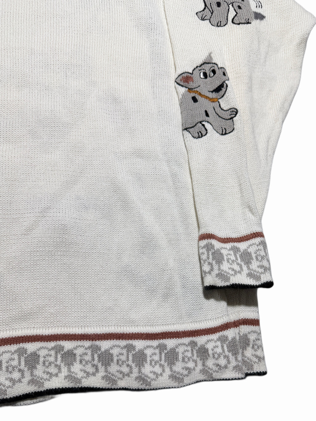 2000s Knit Dogs pieski cute sweter