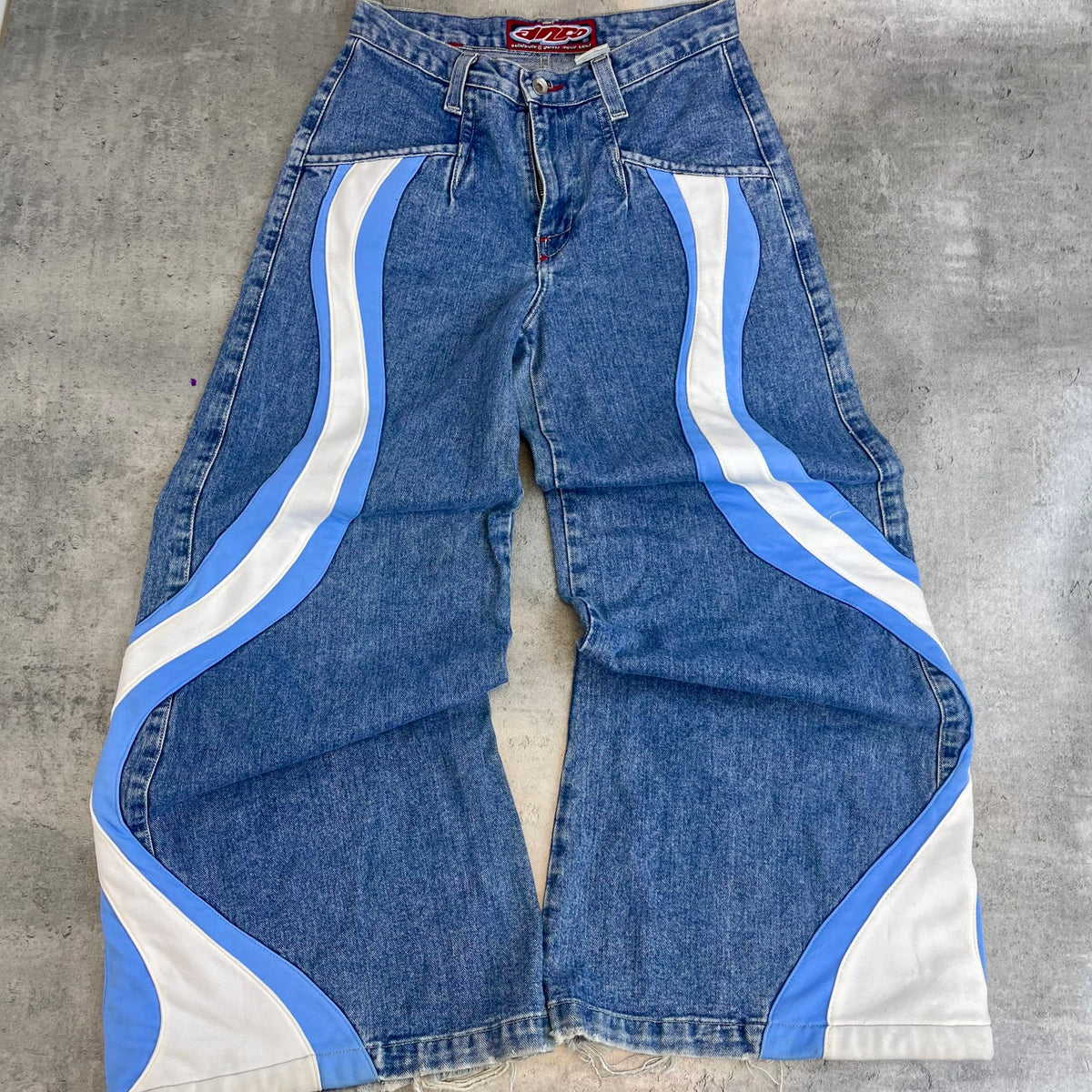 1998 RARE Jnco Hypnotix Girlie Stuff Line Baggy Jeans