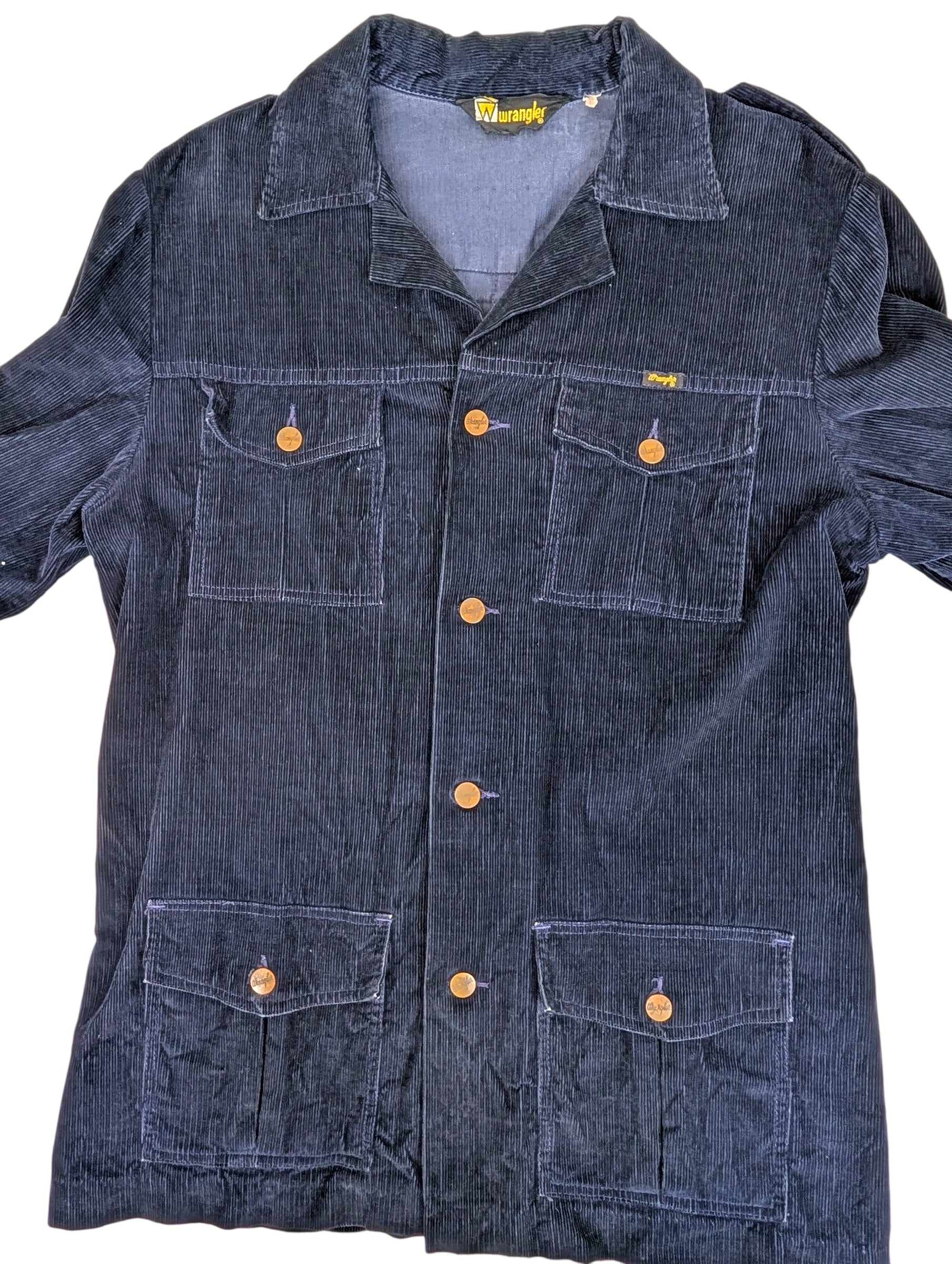 70s True Vintage Wrangler American Corduroy Jacket Sztruksowa Kurtka Marynarka 70s 80s