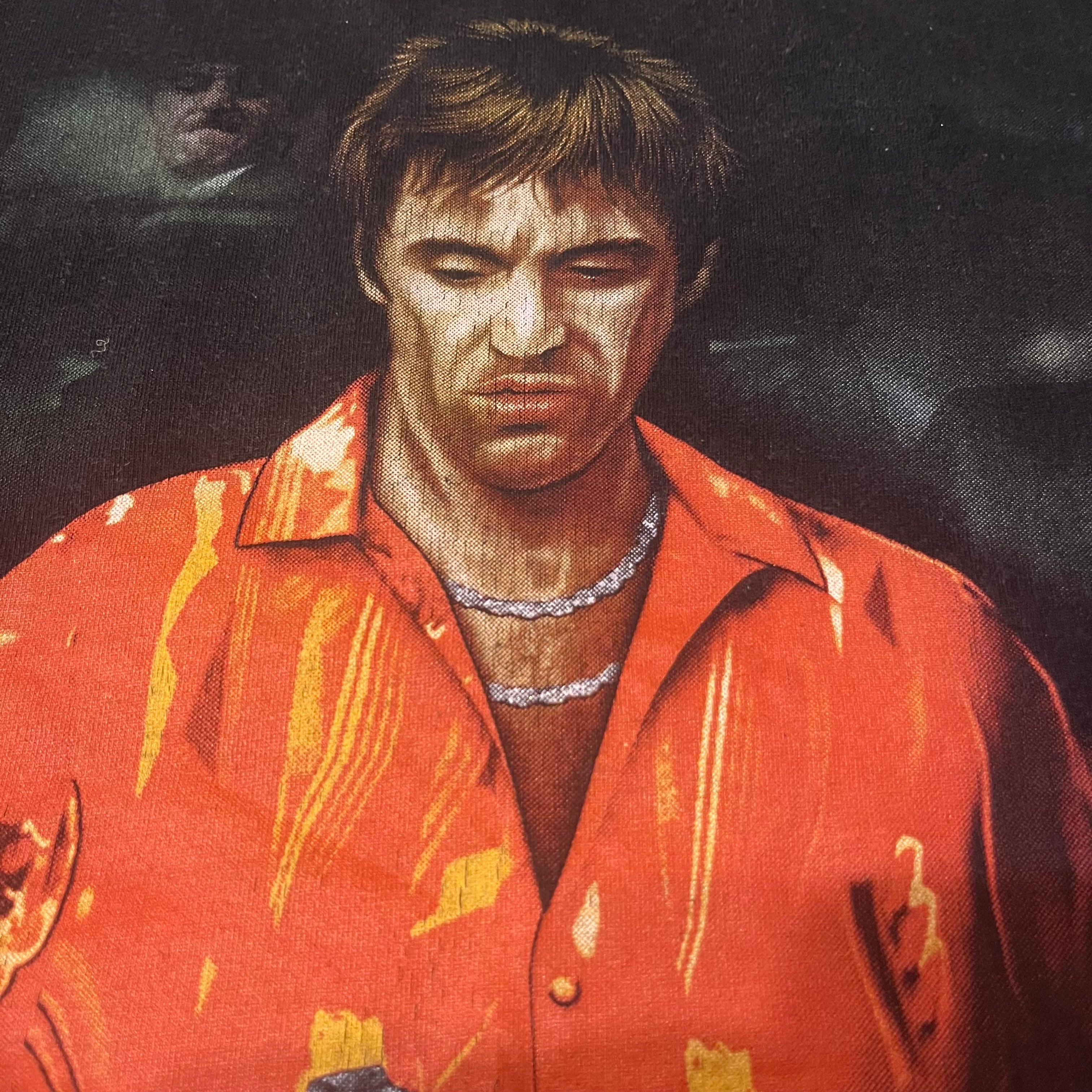 Rock Chang Early 00s Scarface T-shirt Koszulka Człowiek z blizną Al Pacino
