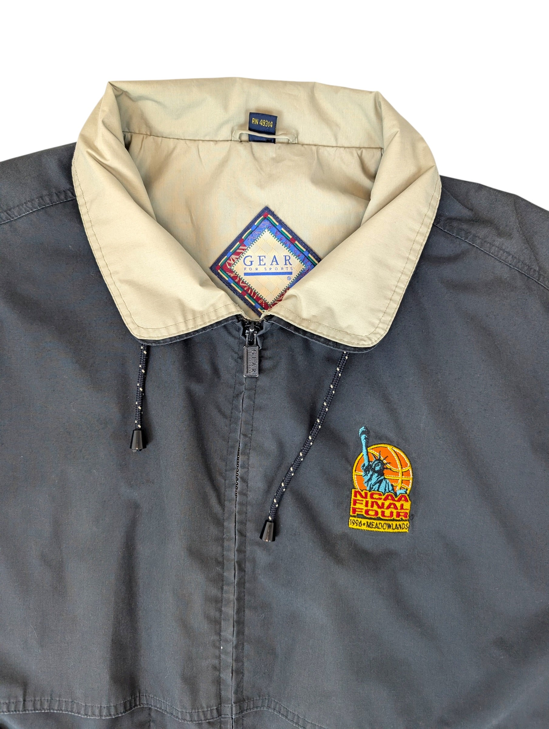 1996 Gear for Sports NCAA final four koszykówka koszykarska kurtka 90s