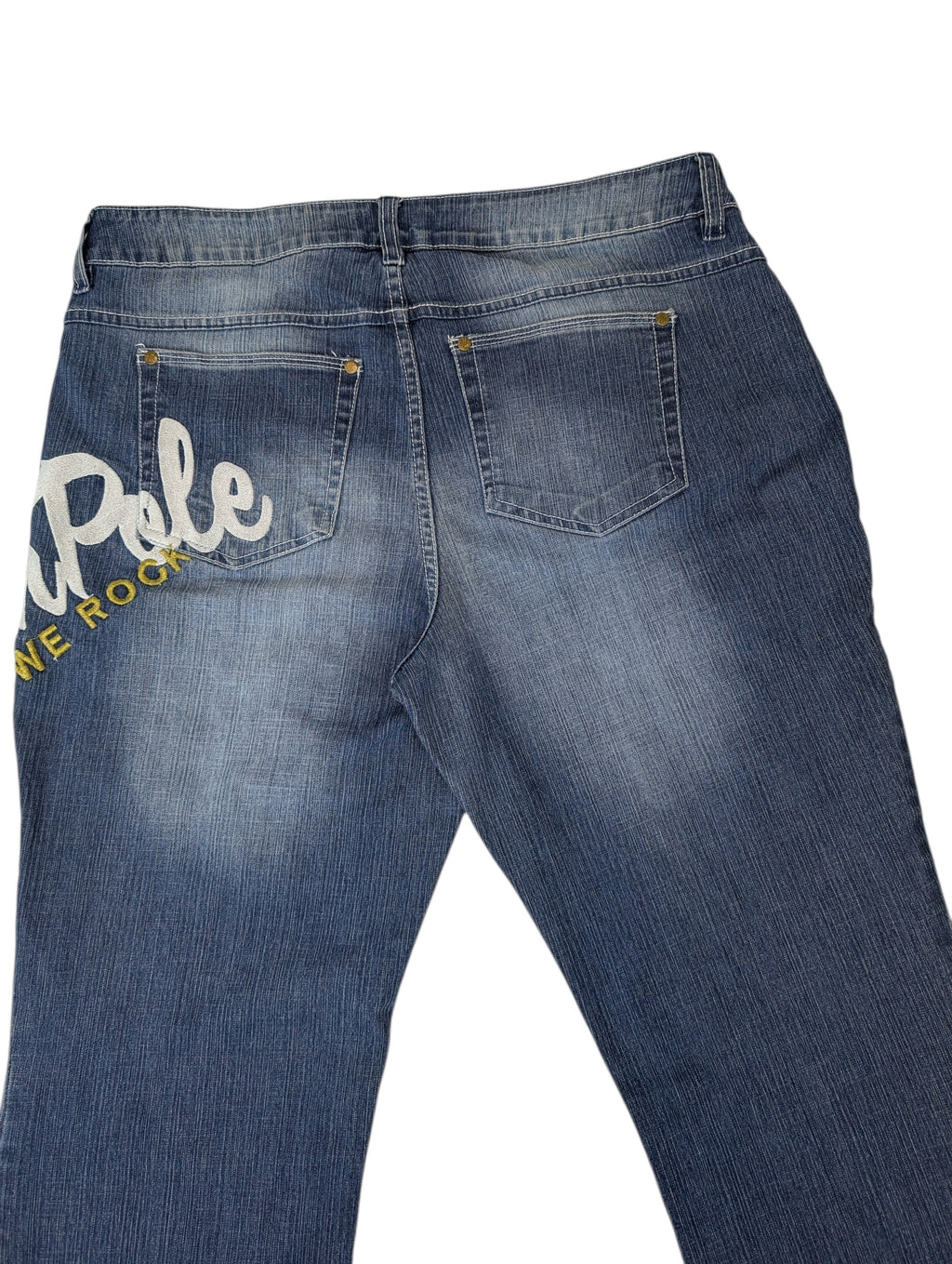 Southpole Y2K flared bootcut dzwony poszerzane spodnie jeansowe jeansy