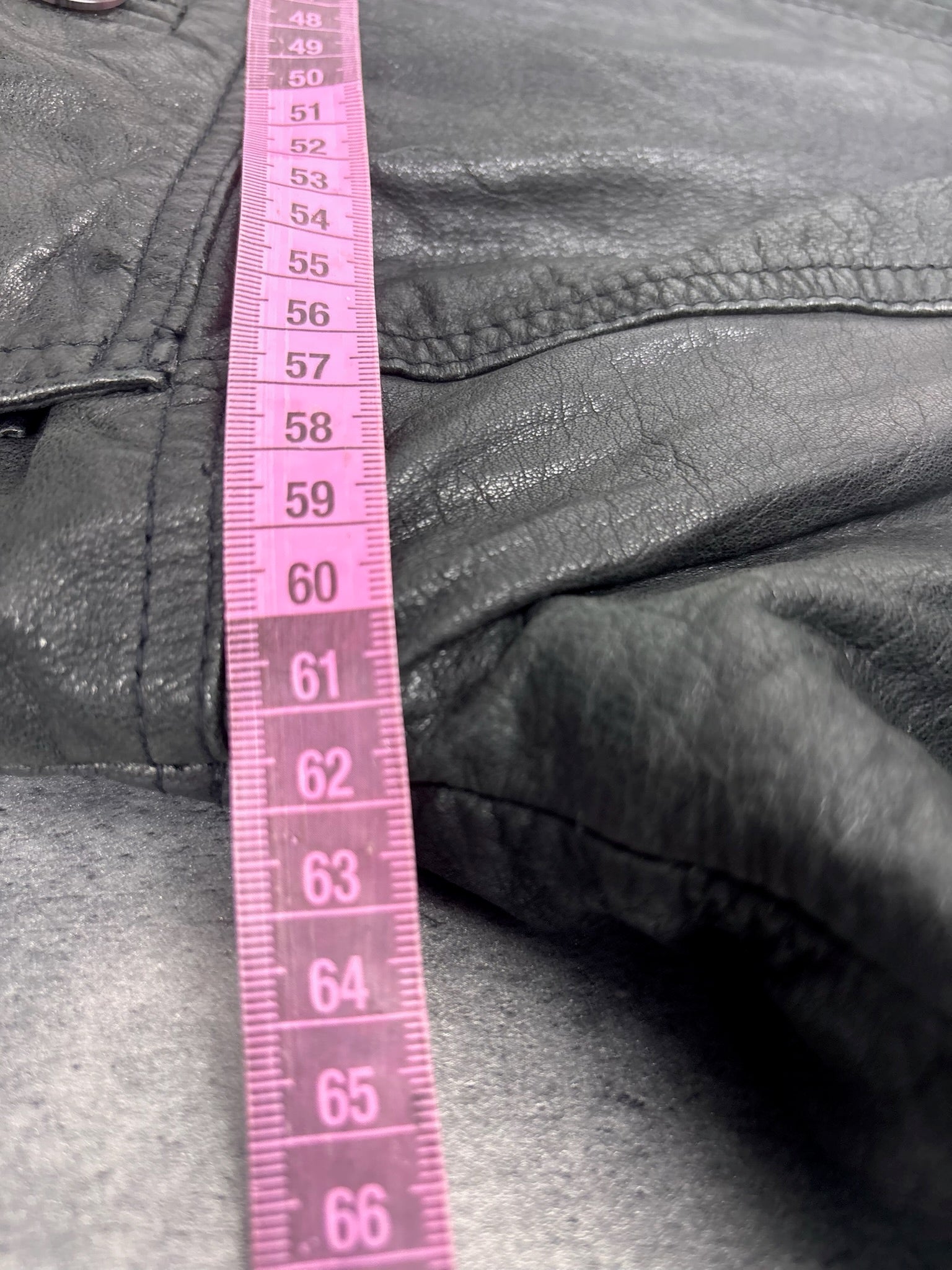 90s Leather Bomber Jacket Flight Skórzana Kurtka Naturalna Rozpinana