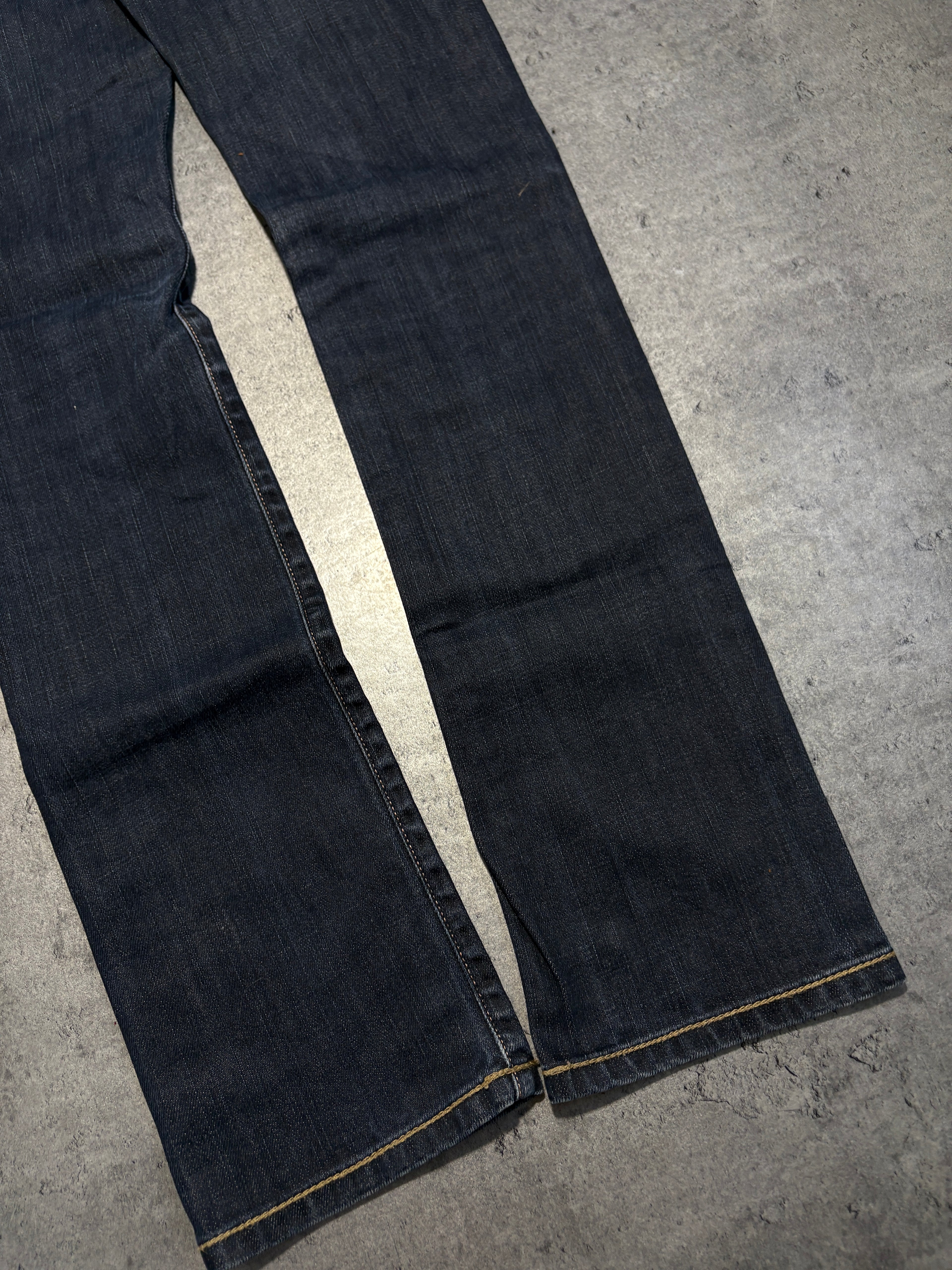 2000s evisu x puma jeans y2k skinny