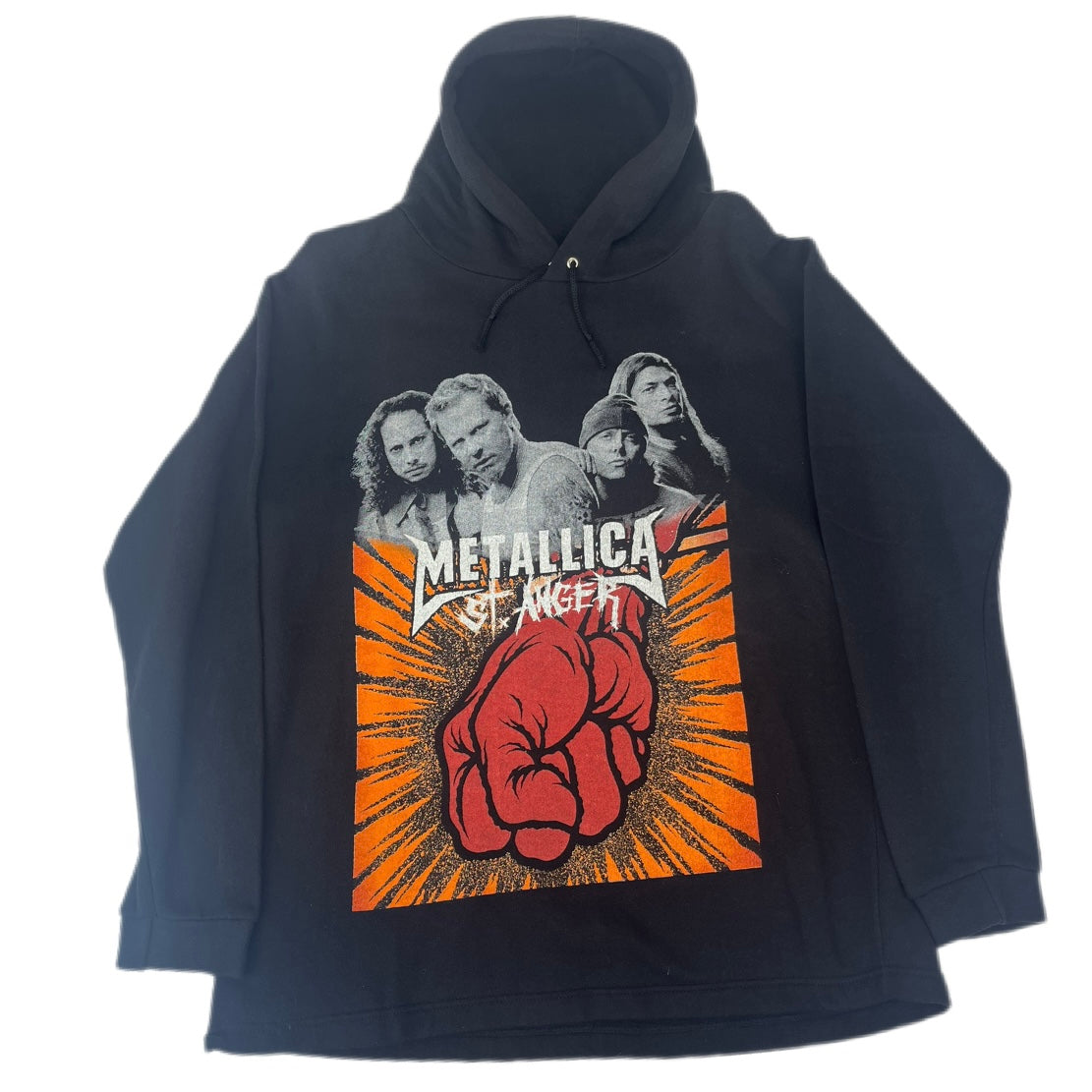 Early 2000s Metallica St. Anger Hoodie metal band merch bluza z kapturem muzyczna koncertowa metalhead