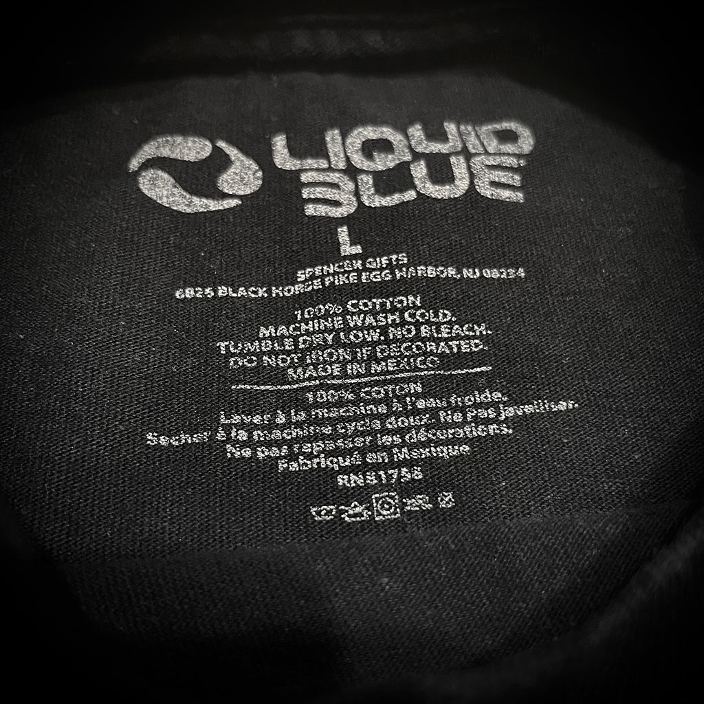 Liquid Blue Pink Floyd Dark Side Of The Moon Early 2000s t-shirt Tie Dye Psychedelic Koszulka