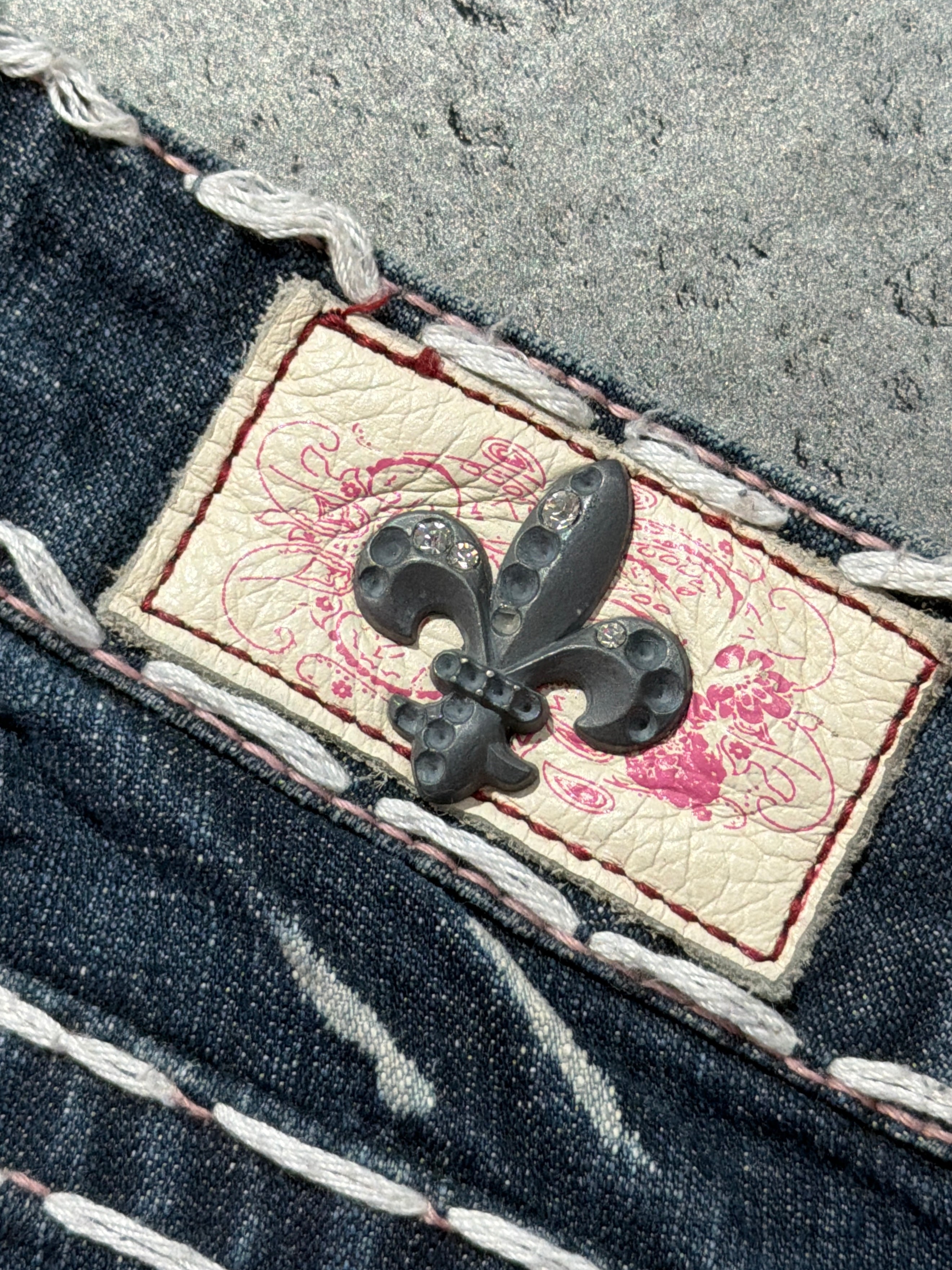 2000s flare blue laguna y2k jeans miss me style