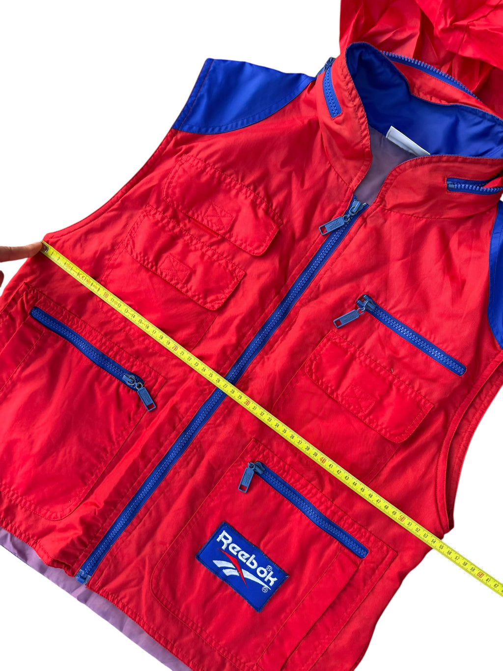 Reebok 90s Winbreaker Running Vest Kurtka Przeciwdeszczowa Kamizelka sportowa