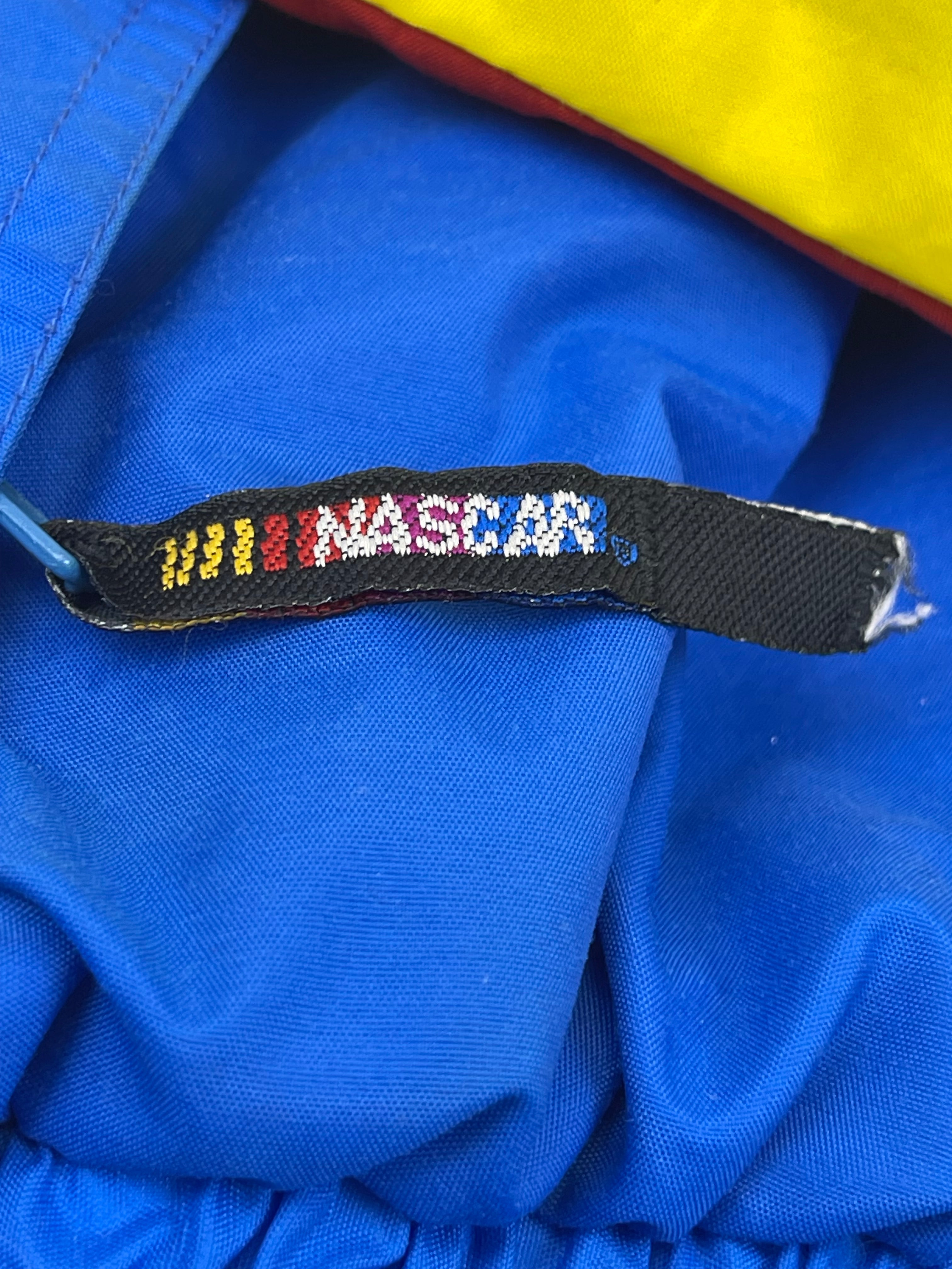 Jeff Gordon NASCAR kurtka wyścigowa amerykańska z kapturem wiatrówka polar vintage 90s