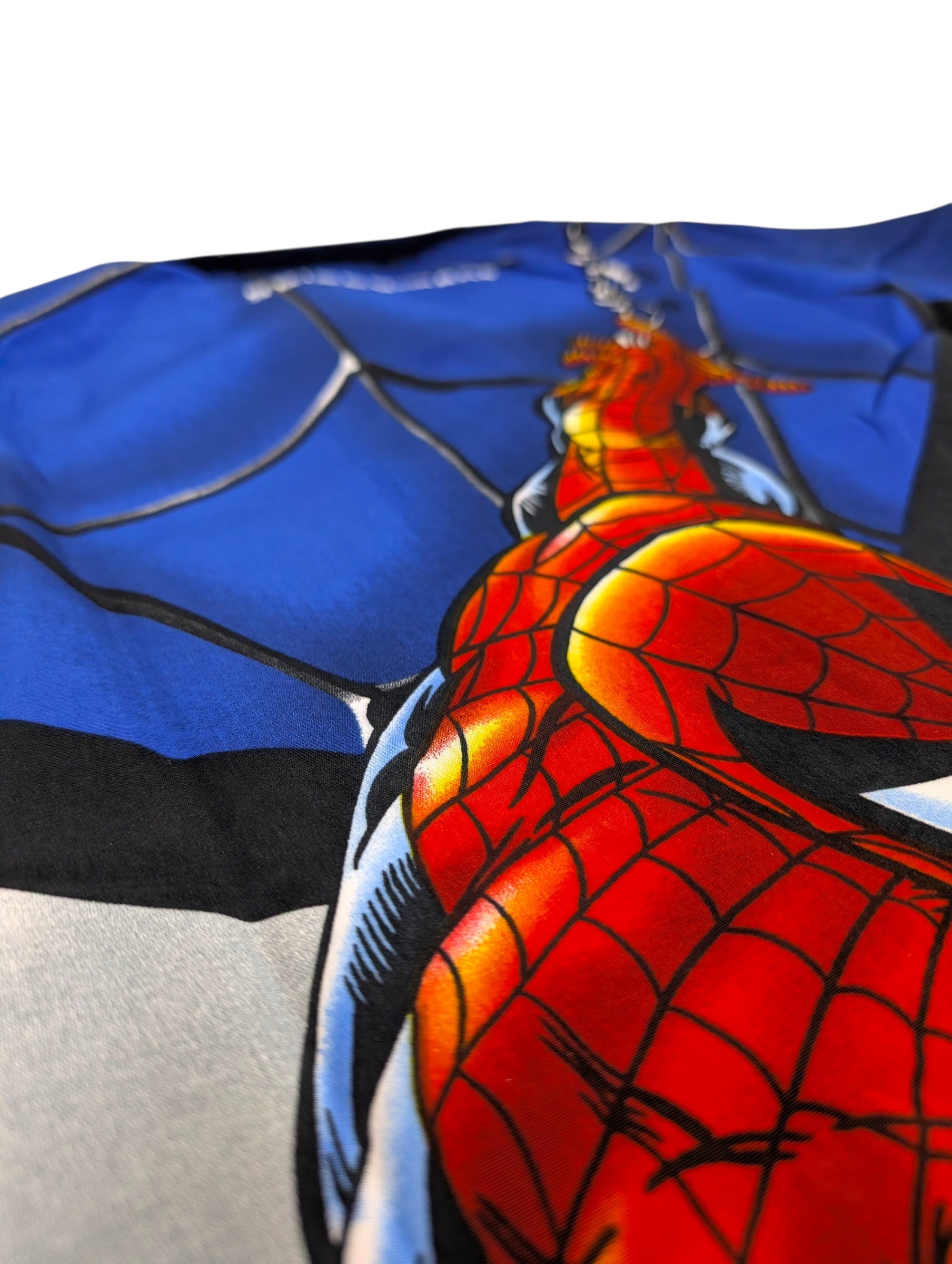 2002 Spiderman Nowa z Metkami Oversized marvel vintage y2k 2000s AOP koszula z krótkim rękawkiem Movie Promo