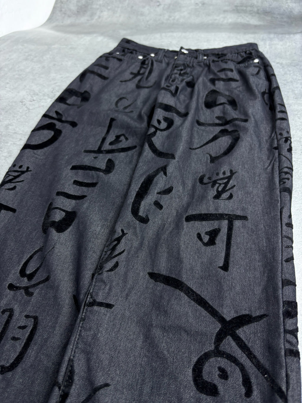 90s KENZO RARE PANTS FROM VISCOSE AOP