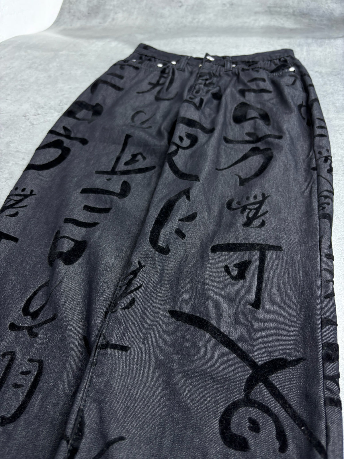 90s KENZO RARE PANTS FROM VISCOSE AOP