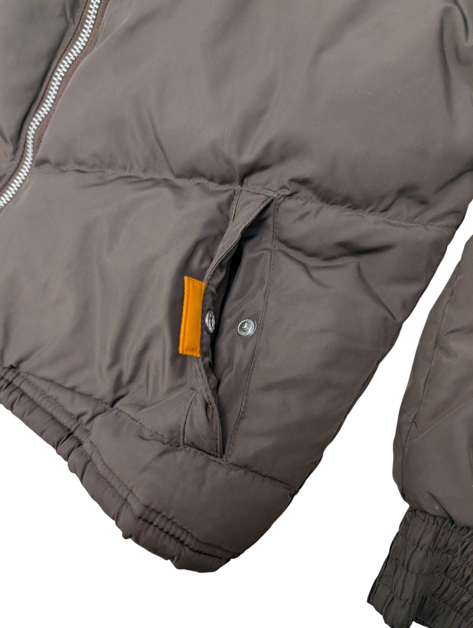 2006 Adidas Puffer Kurtka Puchowa z futerkiem na kapturze y2k